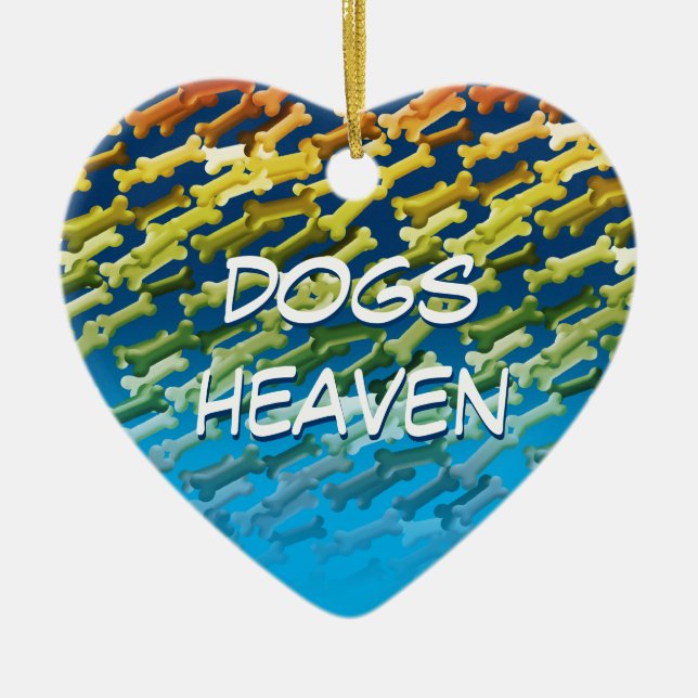 Dogs Heaven Ornament (Front)