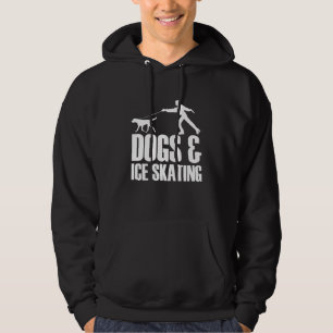 Dogs Ice Figure Skating Dog Owner Ice Skater Winte Hoodie