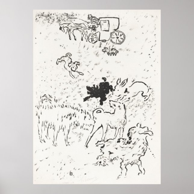 Dogs illustration poster (Front)