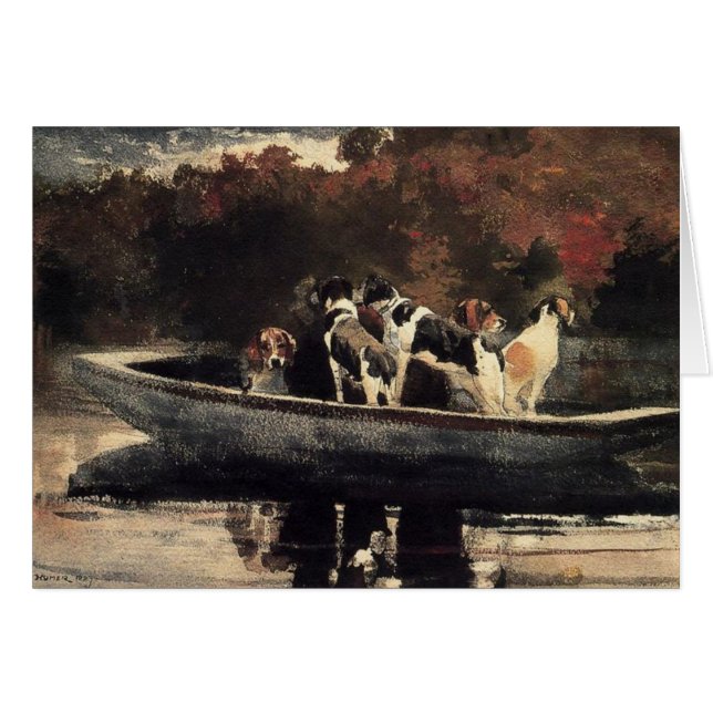 Dogs in a Boat (Front Horizontal)