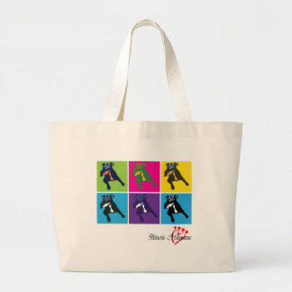 Dogs in Colourful Blocks Tote