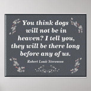 Dogs in heaven - art print