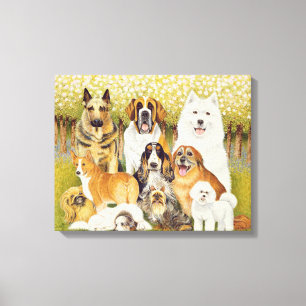 Dogs in May Canvas Print