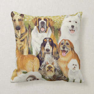 Dogs in May Cushion