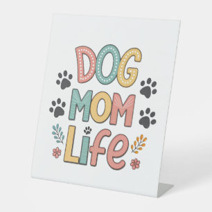 Dogs in sunglasses Paws Hydrated Pedestal Sign