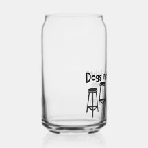 Dogs in the Kitchen Glass