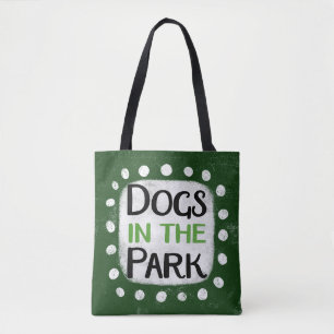 Dogs In The Park Tote Bag