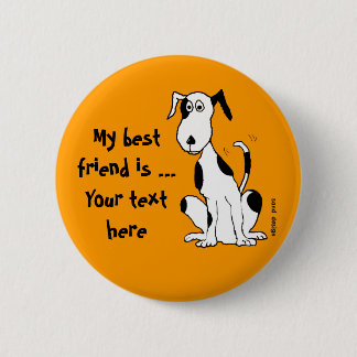 Dogs laugh with their tails! ... button