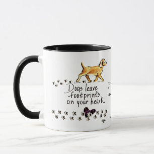Dogs Leave Pawprints on our Hearts Mug
