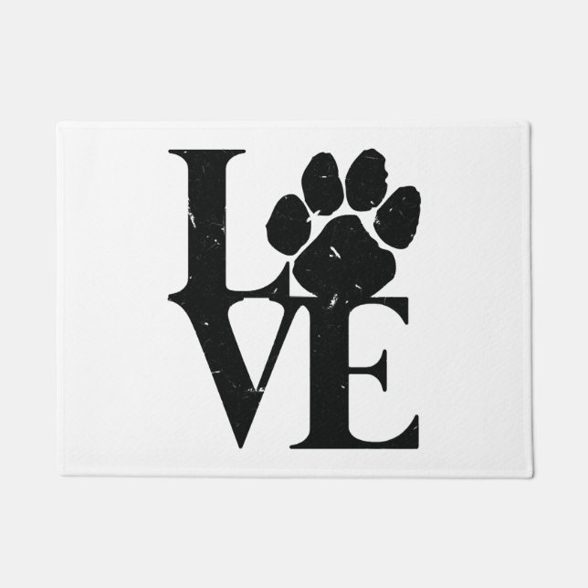 Dogs Love Dogs Doormat (Front)