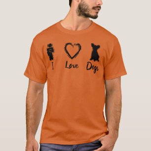 Dogs Love funny T-Shirt