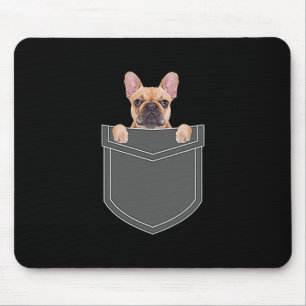 Dogs Lovers   French Bulldog In My Pocket Apparel Mouse Mat