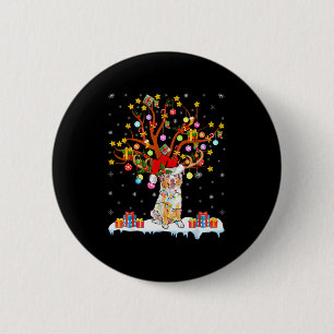 Dogs Lovers Ugly Christmas Australian Shepherd Xma 6 Cm Round Badge