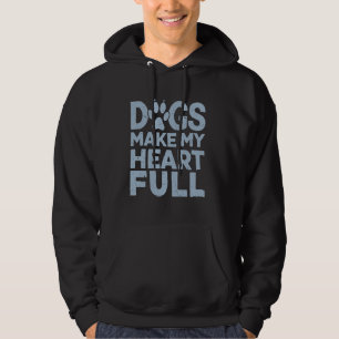 Dogs Make My Heart Full Dog Grandma Hoodie