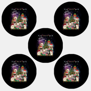 Dogs Merry Christmas Light