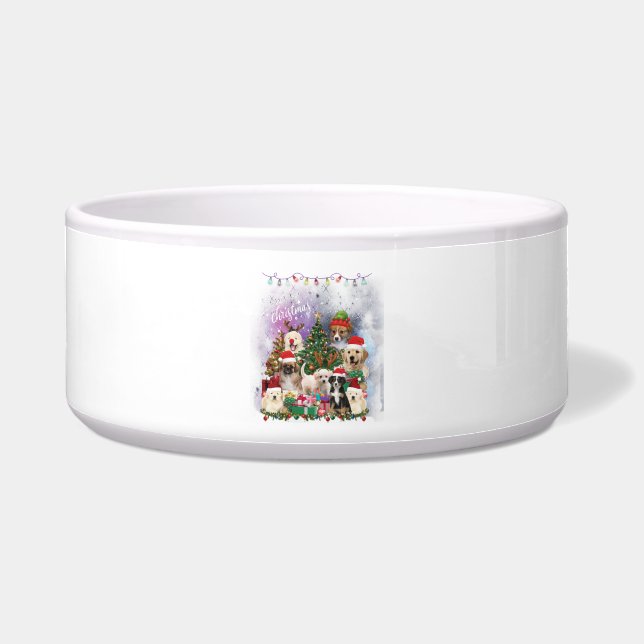 dogs Merry christmas Light (Front)
