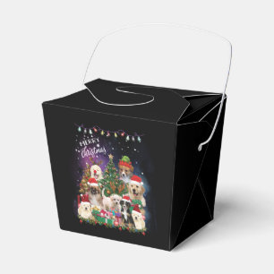 Dogs Merry Christmas Light Favour Box