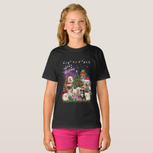 dogs Merry christmas Light T-Shirt