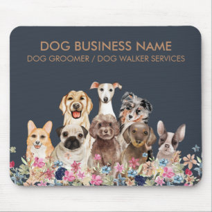 Dogs Modern Mouse Mat