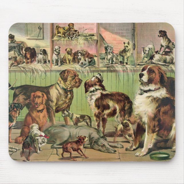 Dogs Mouse Mat (Front)