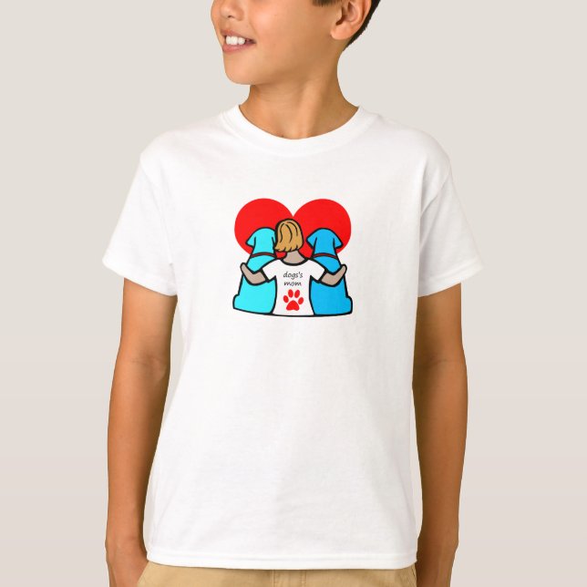 dog's mum T-Shirt (Front)