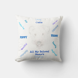 Dog's Name's Pillow