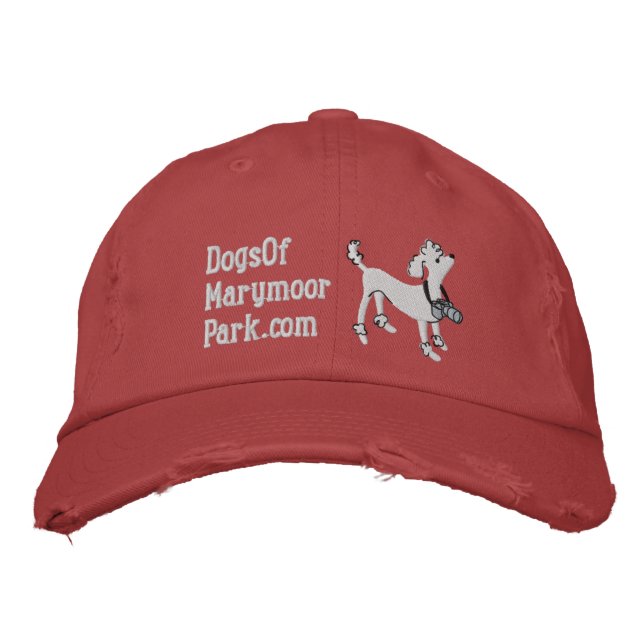 Dogs of Marymoor hat - white (Front)