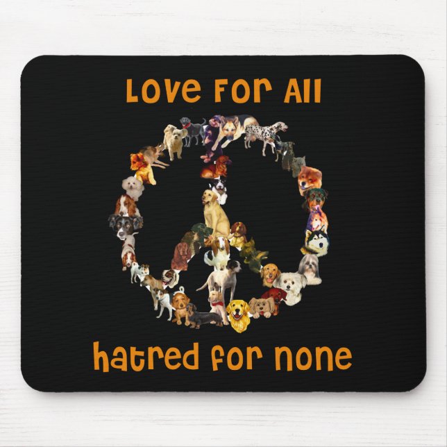 Dogs Of Peace Mouse Mat (Front)