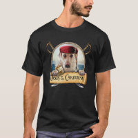 Dogs Of The Caribbean  Cute Yellow Labrador Pirate