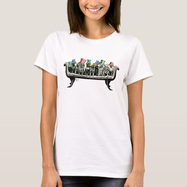 Dogs on Sofa T-Shirt (Front)