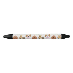 Dogs Pets Kids Black Ink Pen