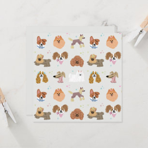 Dogs Pets Kids Stationery Card