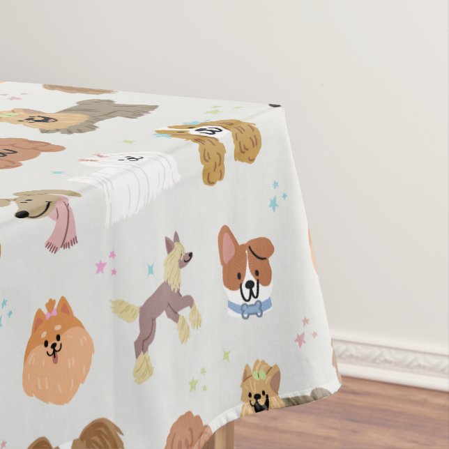 Dogs Pets Kids Tablecloth (In Situ)