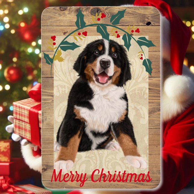 Dog's Photo Christmas Refrigerator Magnet 4 x 6 (Creator Uploaded)