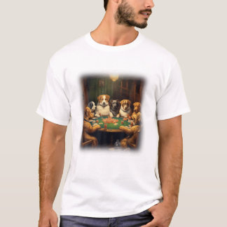 Dogs Playing Poker A Friend in Need Funny Dog Love T-Shirt