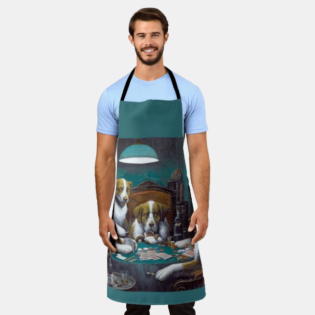 Dogs Playing Poker Cassius Marcellus Coolidge 1894 Apron (Worn)