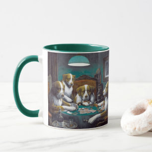 Dogs Playing Poker Cassius Marcellus Coolidge 1894 Mug