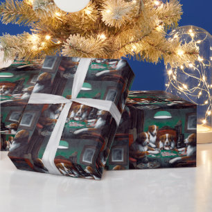 Dogs Playing Poker Cassius Marcellus Coolidge 1894 Wrapping Paper