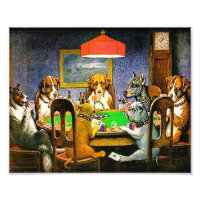 Dogs Playing Poker
