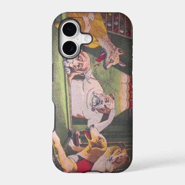 dogs playing pool (Back)