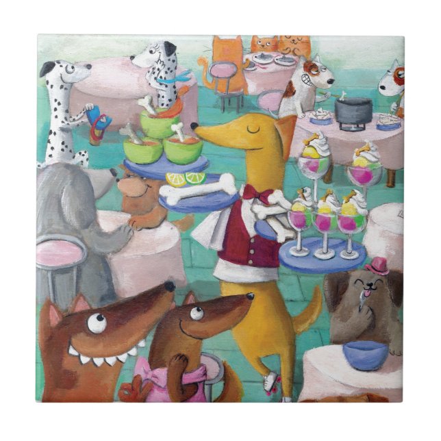 Dogs Restaurant Tile (Front)