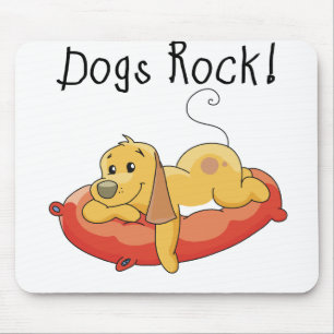 Dogs Rock Mouse Mat