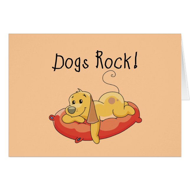 Dogs Rock Tshirts and Gifts (Front Horizontal)