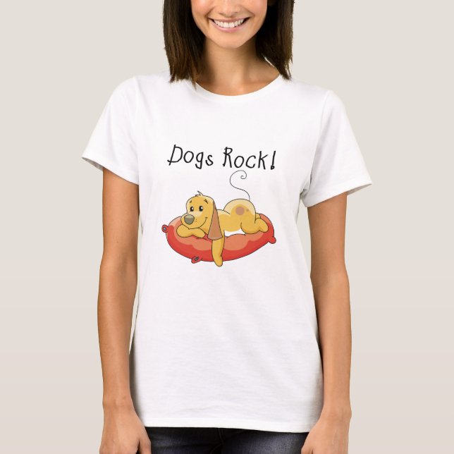 Dogs Rock Tshirts and Gifts (Front)