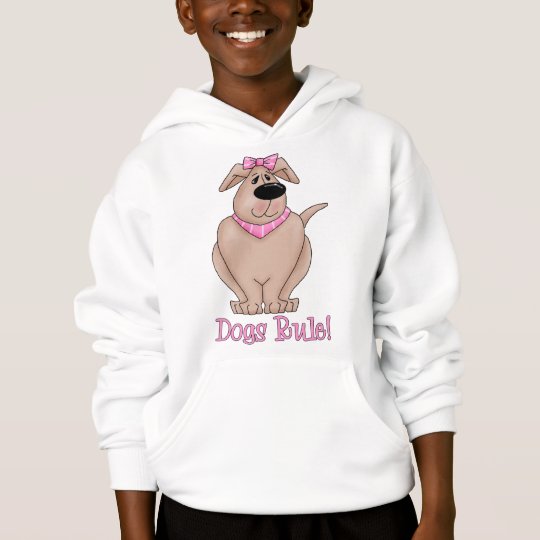 Dogs Rule Dog with PInk Bandanna Tees and Gifts