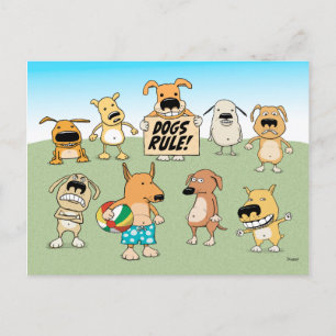 Dogs Rule postcard