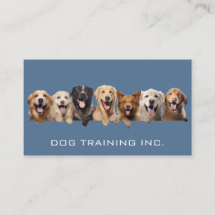 Dogs Smiling   Animal Services Business Card