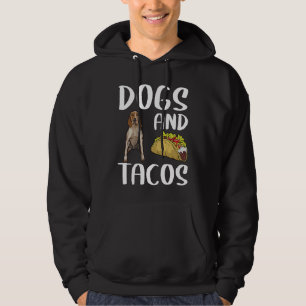 Dogs & Tacos American English Coonhound Mexican Fo Hoodie
