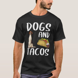 Dogs & Tacos Irish Red and White Setter Mexican Fo T-Shirt