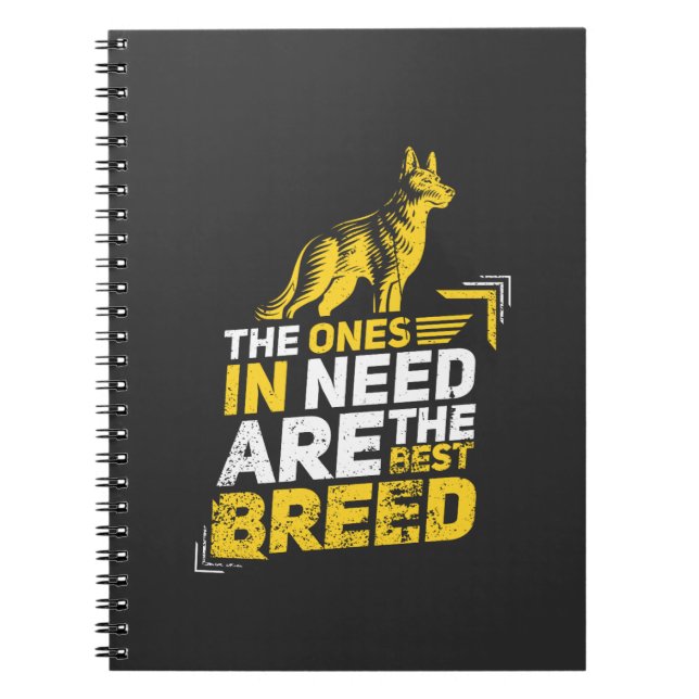 Dogs - The Ones In Need Notebook (Front)